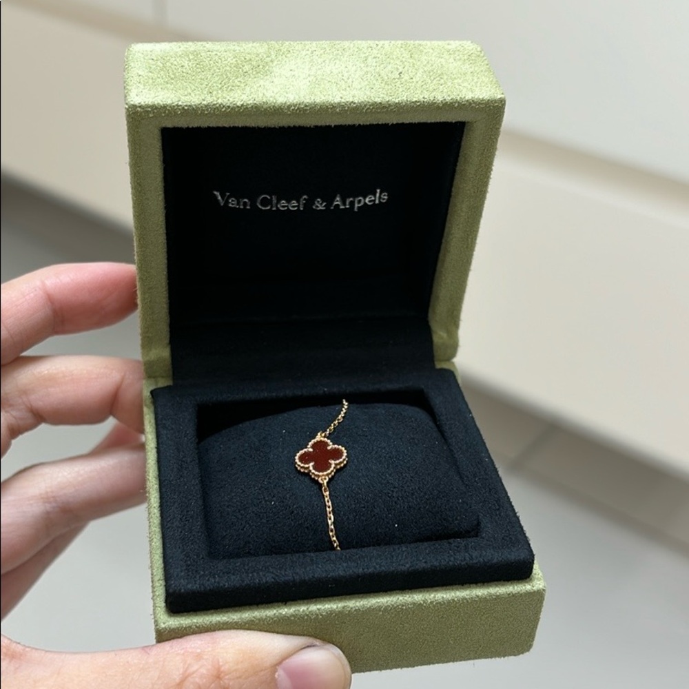 Van Cleef Arples VCA 18K Rose Alhambra Bracelet